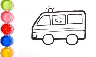 有关消防安全绘画作品介绍 消防车简笔画